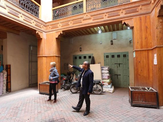 Innenhof eines Riads