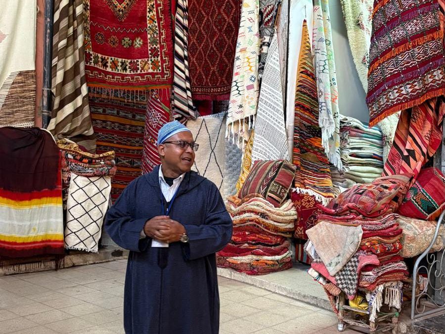 Im Teppichsouk der Medina